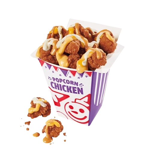 sauced chicken popcorn