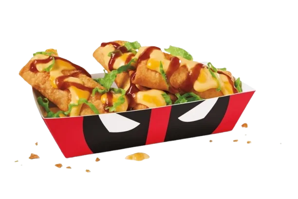 chimi with sauce